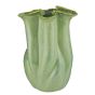 ORGANIC - βάζο κεραμικό σε οργανικό σχήμα 33cm, πράσινο