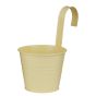 ZINC - κασπό κρεμαστό 13cm, ανοιχτό κίτρινο