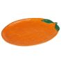 ORANGE - διακοσμητικό πιάτο 'πορτοκάλι' κεραμικό 20cm, πορτοκαλί