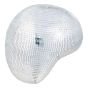 DISCO - διακοσμητική ντισκομπάλα "λιωμένη" 20cm, ασημί