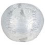 DISCO - διακοσμητική ντισκομπάλα "λιωμένη" 20cm, ασημί