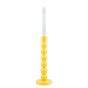 LITTLE ITALY - κηροπήγιο Υ29cm, κίτρινο