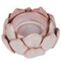 BLOSSOM - κηροπήγιο κεραμικό για ρεσό, ροζ