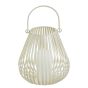 QUIETUDE - φανάρι μεταλλικό 20cm, μπεζ