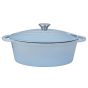 HOT IRON - γάστρα οβάλ μαντεμένια 4,15 L, γαλάζιο