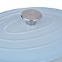 HOT IRON - γάστρα οβάλ μαντεμένια 4,15 L, γαλάζιο