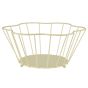 BLOOMING - καλάθι αποθήκευσης μεταλλικό, κίτρινο παστέλ