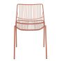JILL - καρεκλα μεταλλική, πορτοκαλί