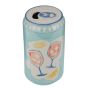 BEVERAGE - βάζο κεραμικό σε σχήμα αναψυκτικού, γαλάζιο