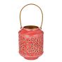 BLUE MAROCCO - φανάρι μεταλλικό 12,5cm, κόκκινο