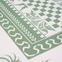MONTEVERDE - τραπεζομάντηλο βαμβακερό 250x160cm, πράσινο
