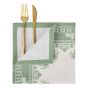 MONTEVERDE - πετσέτα σερβιρίσματος βαμβακερή 42x42cm, πράσινο