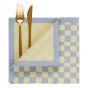 CHECKER STYLE - πετσέτα σερβιρίσματος καρό 42x42cm