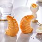 SALT & PEPPER - αλατοπίπερο κεραμικό σε σχήμα "croissant", σετ 2 τμχ