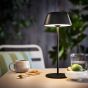 LIGHT UP - φωτιστικό επιτραπέζιο LED εξωτερικού χώρου, μαύρο