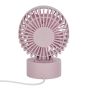 AIR WAVE - ανεμιστήρας mini με καλώδιο USB, λιλά