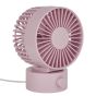 AIR WAVE - ανεμιστήρας mini με καλώδιο USB, λιλά