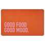 BREAD N' BUTTER - δίσκος πρωινού "Good food Good mood", πορτοκαλί