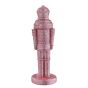 X-MAS - διακοσμητικός "Nutcracker" 32cm, ροζ