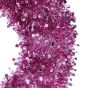 PINK TINSEL - στεφάνι Tinsel 60cm, ροζ