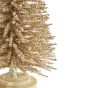 X-MAS - διακοσμητικό χριστουγεννιάτικο δέντρο με γκλίτερ 60cm, χρυσό