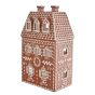GINGER BREAD - διακοσμητικό  κεραμικό "gingerbread house" 11cm