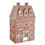 GINGER BREAD - διακοσμητικό  κεραμικό "gingerbread house" 11cm