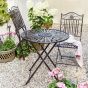TERRACE HILL - σετ 2 καρέκλες και ένα τραπέζι, καφέ rusty