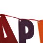 PARTY - γιρλάντα από τσόχα "Happy Birthday"
