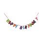PARTY - γιρλάντα από τσόχα "Happy Birthday"