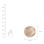 FOREST - διακοσμητική πιατέλα από ξύλο mango 30cm