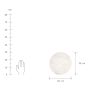 MARBLE - δίσκος Δ 30cm λευκός