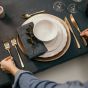 BANQUET - διακοσμητική πιατέλα 32cm, χρυσή