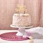 CELEBRATION - διακοσμητικό τούρτας "Happy Birthday" Χρυσό