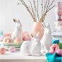 EASTER - Πασχαλινό διακοσμητικό "λαγός" από πορσελάνη, καθιστό