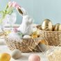 EASTER - Πασχαλινό διακοσμητικό "λαγός" από πορσελάνη, καθιστό