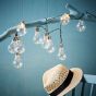 SUNLIGHT - αλυσίδα με διάφανες λάμπες LED, ηλιακής ενέργειας