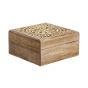 TREASURE - τετράγωνο κουτί με σκάλισμα, M