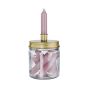 CANDLE JAR - βάζο με θήκη για κερί στο καπάκι