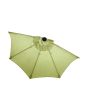 SIESTA - ομπρέλα κήπου ημικυκλική λαδί