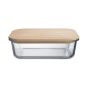 NATURALS - δοχείο φαγητού με καπάκι μπαμπού, 1,5 l