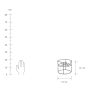 FOUNTAIN - μεταλλική βάση για δοχείο με βρυσάκι 5,7 l