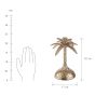 GOLDEN NATURE - κηροπήγιο, φοίνικας 23cm