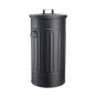 ZINC - κάδος μεταλικός 40 L μαύρο