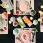 HANAMI - LED αλυσίδα φωτισμού 8 τμχ από χαρτί, λευκό. Λειτουργεί με μπαταρίες & USB.