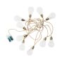 BULB LIGHTS - LED φωτεινή αλυσίδα με λαμπτήρες, λειτουργεί και με USB