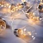 BULB LIGHTS - LED φωτεινή αλυσίδα με λαμπτήρες, λειτουργεί και με USB
