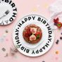 HAPPY BIRTHDAY - πιάτο 20 cm μαύρο