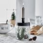 CANDLE JAR - βάζο με βάση για κερί, μαύρο