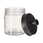 CANDLE JAR - βάζο με βάση για κερί, μαύρο